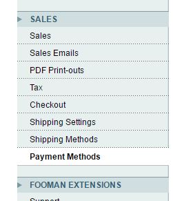 Magento Payment