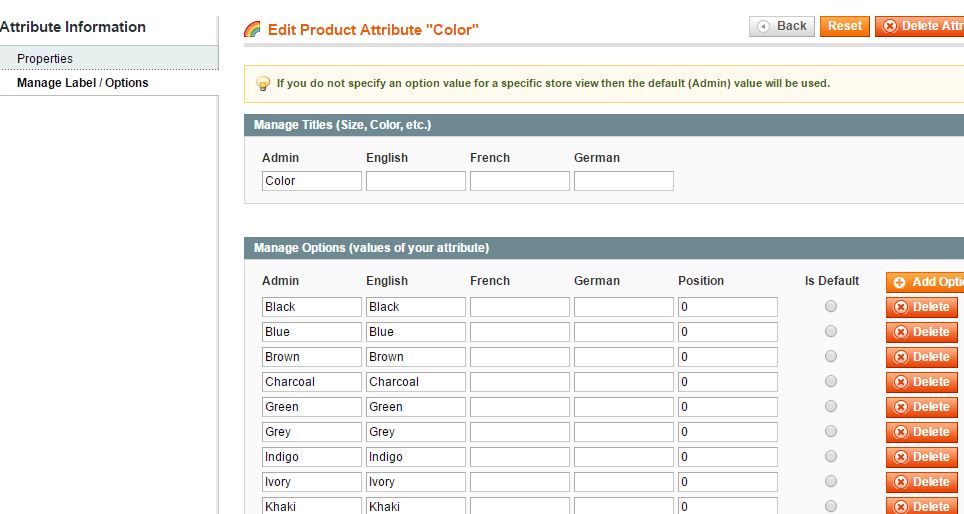 Set Up Configurable Swatches