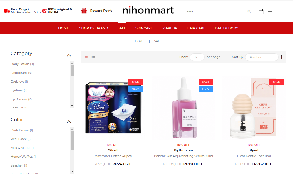 Nihonmart Website